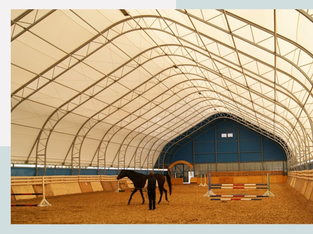 Строительство конных манежей в Шуе