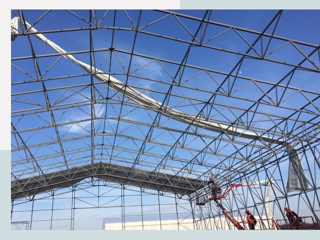 Шатровые ангары от 617 руб. в Шуе и Ивановской области