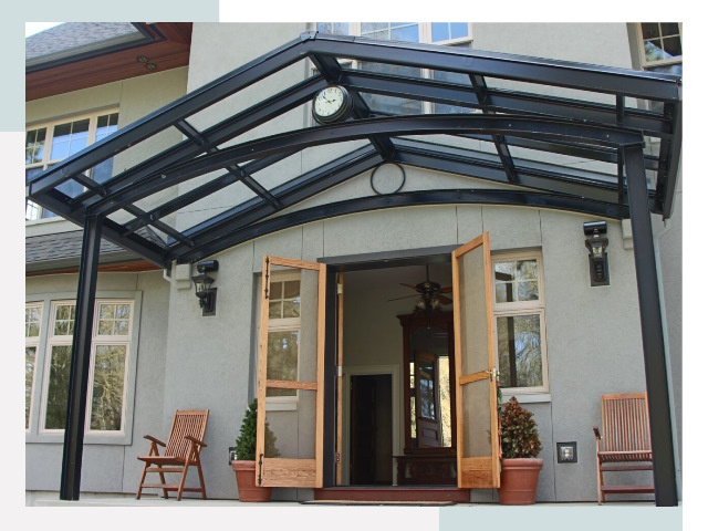 Козырьки металлические в Шуе