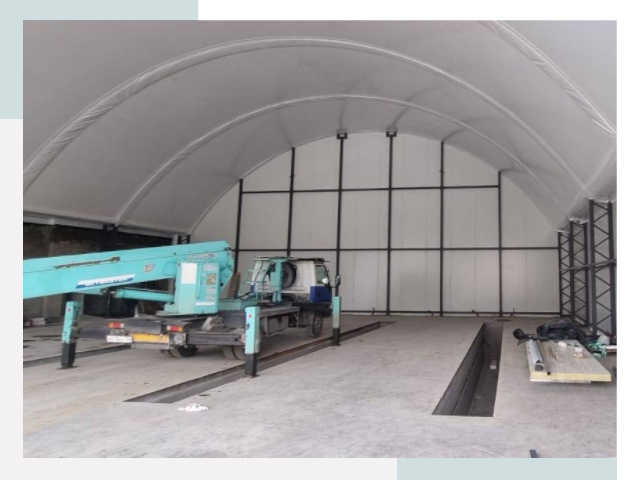 Внутреннее оснащение ангаров в Шуе